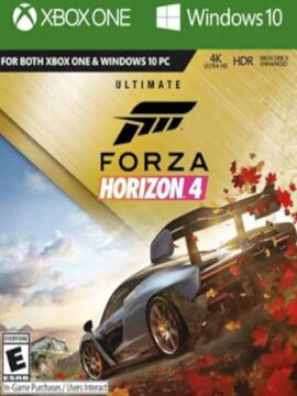 Forza Horizon 4 Ultimate Edition United States XBOX One/Series X,S/Windows 10 CD Key