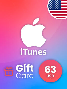 Apple iTunes Gift Card 63 USD United States iTunes
