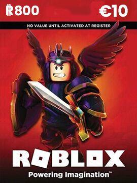 Roblox Card 10 EUR - 800 Robux » K4G blog