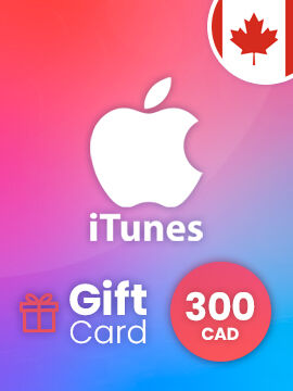 Apple iTunes Gift Card 300 CAD Canada iTunes
