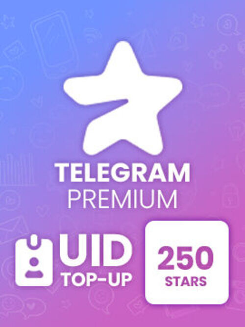 Telegram 250 Stars Telegram UID Top-up