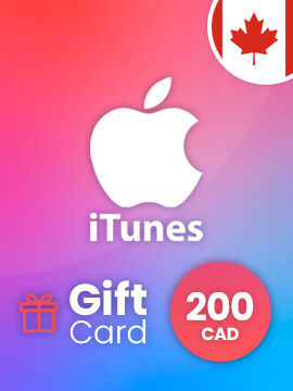 Apple iTunes Gift Card 200 CAD Canada iTunes