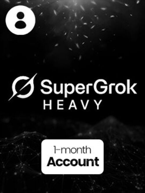 Grok X AI - Super Grok 1 Month Grok.com Account