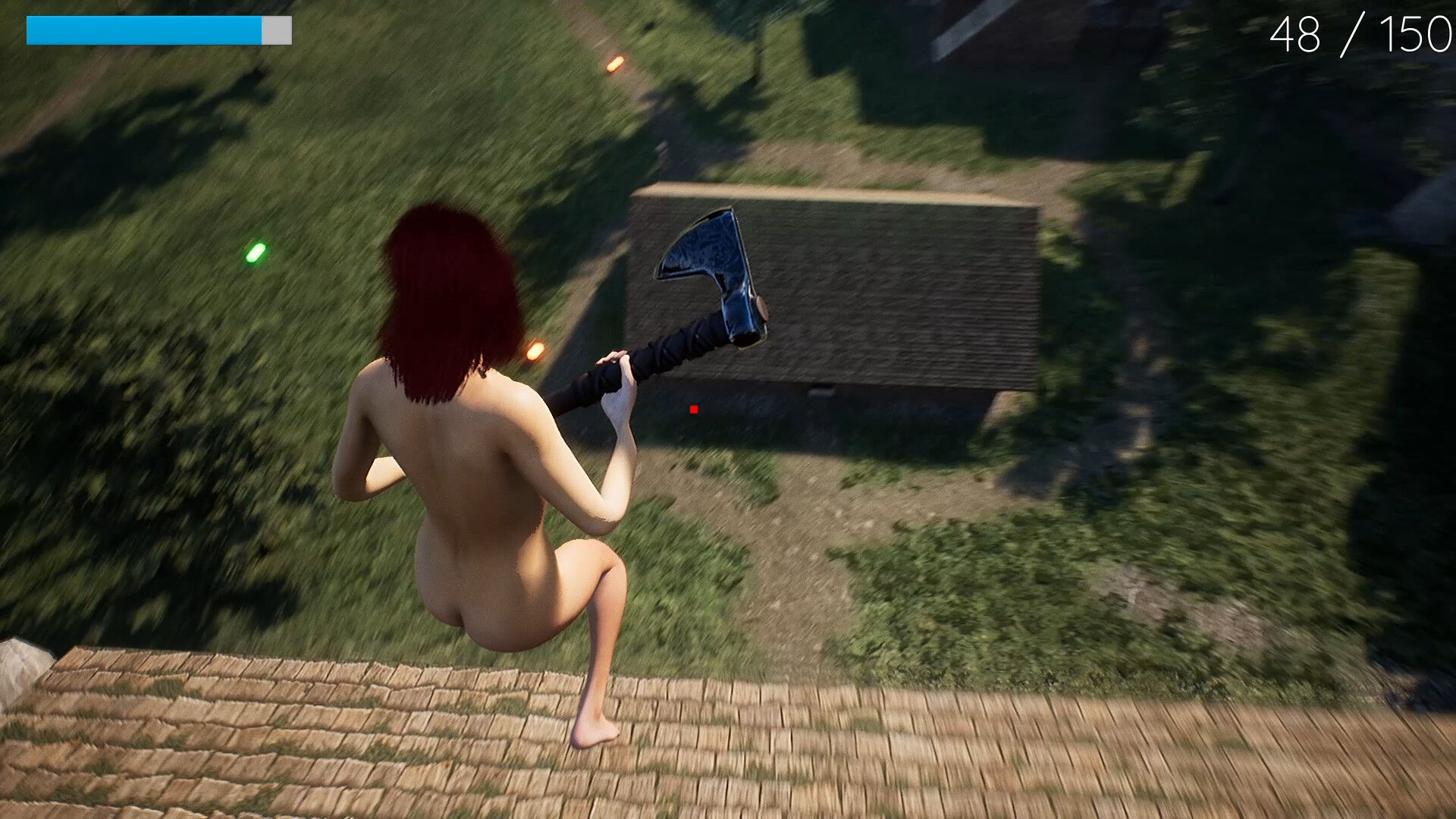 Nude In The Castle