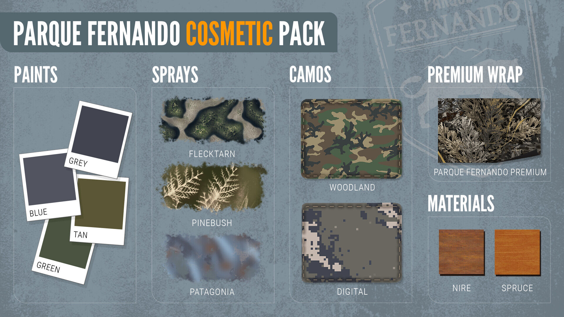 theHunter: Call of the Wild - Parque Fernando Cosmetic Pack Steam CD Key Time Limited Activation