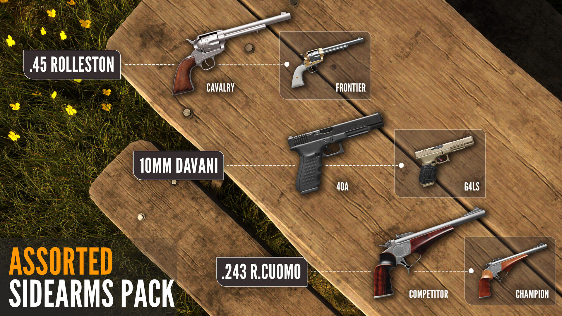 theHunter: Call of the Wild - Assorted Sidearms Pack Steam CD Key Time Limited Activation