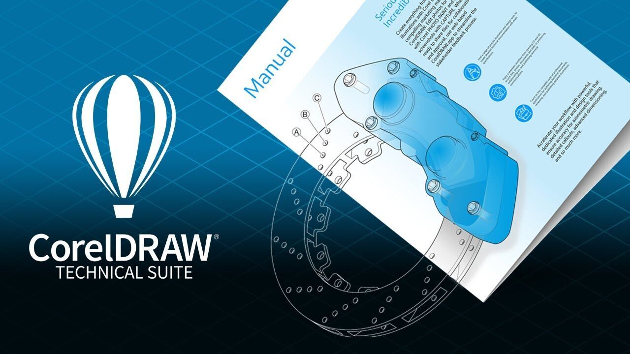 CorelDraw Technical Suite 2022 for Windows Perpetual / 10 PC CorelDraw