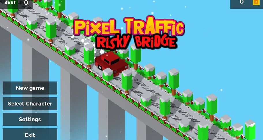 Pixel Traffic: Risky Bridge