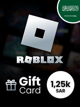 Roblox Card 1250 SAR Saudi Arabia Roblox CD Key