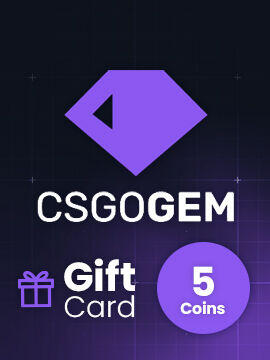 CSGOGem Gift Card 5 Coins CSGOGem CD Key