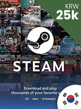 Steam Gift Card 25000 KRW Steam CD Key