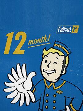 Fallout 76 + Fallout 1st 12 Months Subscription XBOX One/Series X|S Account