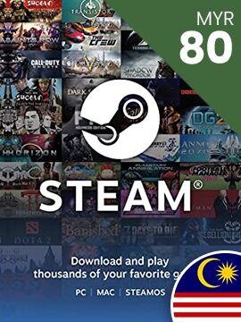 Steam Gift Card 80 MYR Malaysia Steam CD Key