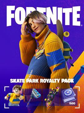 Fortnite - Skate Park Royalty Pack + 1,500 V-Bucks Challenge United States PC/XBOX One/Series X|S CD Key