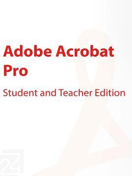 Adobe Acrobat Pro for Students & Teachers (PC, Mac) 3 Years / 1 Device Europe Adobe CD Key