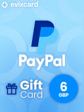 EvixCard PayPal Gift Card 6 GBP by EvixCard CD Key