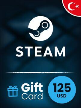 Steam Gift Card 125 USD Turkey Steam CD Key