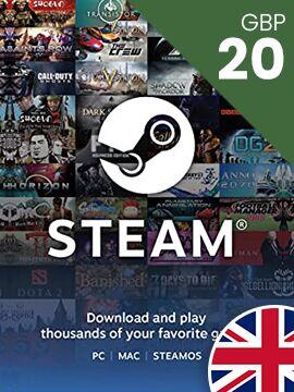 Steam Gift Card 20 GBP Steam CD Key