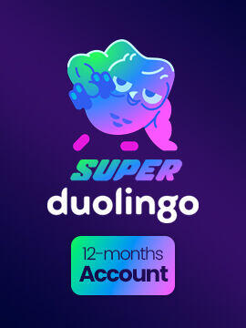 Duolingo Super Subscription 12 Month Account