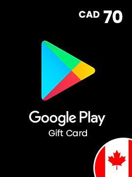 Google Play Gift Card 70 CAD Canada Google Play CD Key