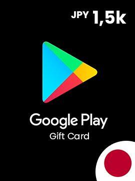Google Play Gift Card 1500 JPY Japan Google Play CD Key