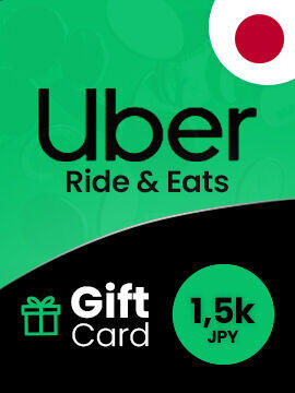 UBER Ride and Eats Voucher 1500 JPY Japan Uber CD Key