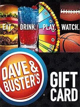 Dave & Busters Gift Card 200 USD United States Dave&Busters CD Key
