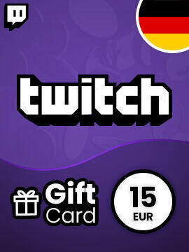 Twitch Gift Card 15 EUR Germany twitch CD Key