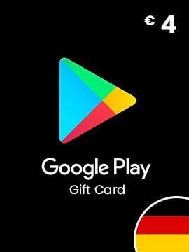 Google Play Gift Card 4 EUR Germany Google Play CD Key