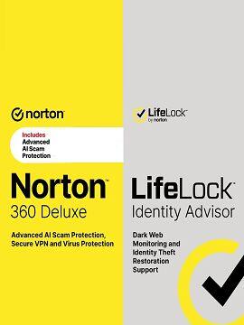 Norton 360 Deluxe + LifeLock Identity Advisor 6 Months / 3 Devices United States Norton CD Key