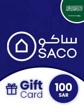 SACO Gift Card 100 SAR Saudi Arabia SACO CD Key