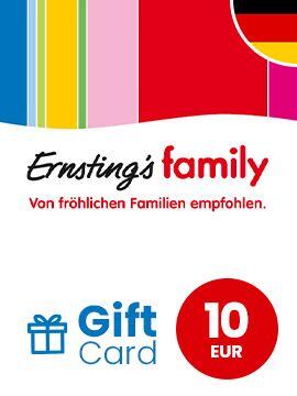 Ernstings Family Gift Card 10 EUR Germany Ernsting's family CD Key
