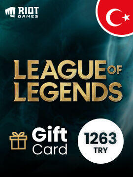 League of Legends Gift Card 1263 TRY Turkey Riot CD Key