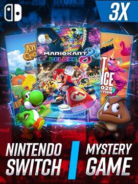 3x Mystery Nintendo Switch Game