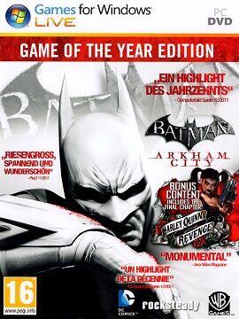 Batman: Arkham City GOTY Edition Epic Games Account
