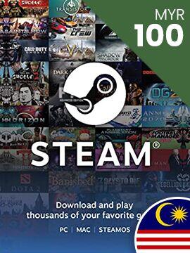 Steam Gift Card 100 MYR Malaysia Steam CD Key