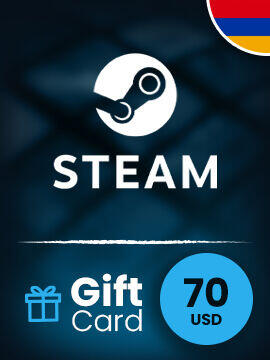 Steam Gift Card 70 USD Armenia Steam CD Key