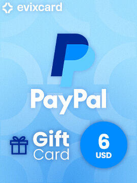 EvixCard PayPal Gift Card 6 USD by EvixCard CD Key