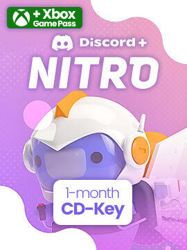 Discord Nitro + XBOX Game Pass 1 Month Trial Subscription CD Key