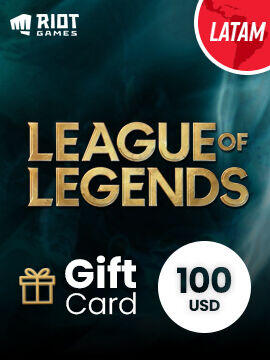League of Legends Gift Card 100 USD Latam Riot CD Key