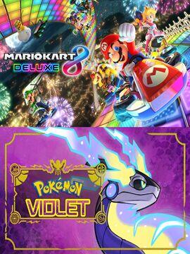 Mario Kart 8 Deluxe + Pokemon Violet Nintendo Switch Account PSNAccounts Pick-up Site