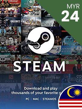 Steam Gift Card 24 MYR Malaysia Steam CD Key