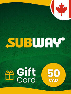 Subway Gift Card 50 CAD Canada Subway CD Key