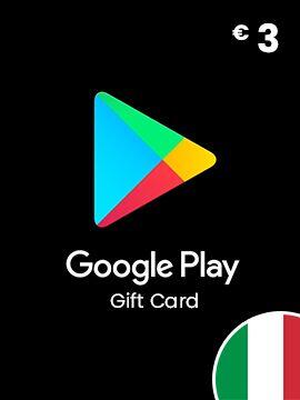 Google Play Gift Card 3 EUR Italy Google Play CD Key