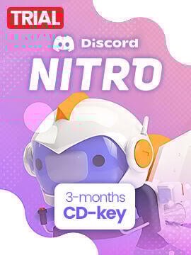 Discord Nitro 3 Months Trial Subscription CD Key