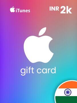 Apple iTunes Gift Card 2000 INR India iTunes CD Key