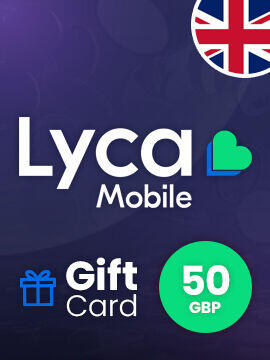 Lycamobile Gift Card 50 GBP United Kingdom Lycamobile CD Key