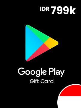 Google Play Gift Card 799000 IDR Indonesia Google Play CD Key