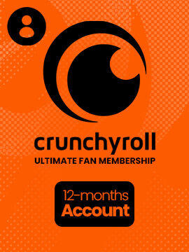 Crunchyroll Ultimate Fan Subscription 12 Months Crunchyroll Account