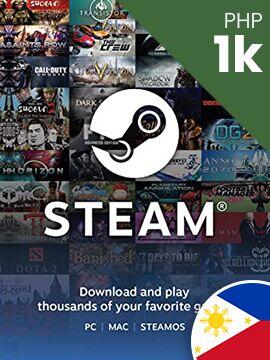 Steam Gift Card 1000 PHP Steam CD Key